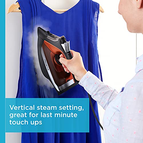 Rowenta Access Stainless Steel Soleplate Steam Iron For Clothes 300 Microsteam Holes 1700 Watts Ironing, Fabric Steamer, Garment Steamer, Powerful Steam, Auto-Off Dw2360 #TOP7