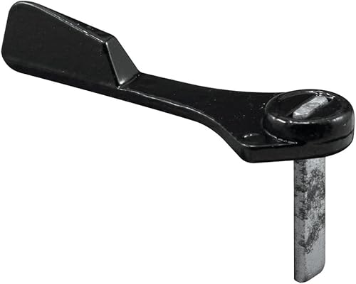 Prime-Line E 2161 - Palanca de pestillo para puerta corredera negra (paquete individual)