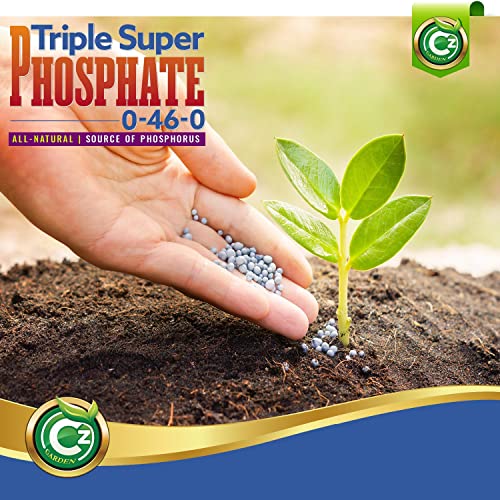 Triple Super Phosphate 0-46-0 Fertilizer Made In Usa - Bloom Booster - Tsp Pure Phosphorus Plant Food For Indoor/Outdoor Plants And Organic Gardens - Fruit, Vegetables, Holistic Herbs, Trees & More! #TOP5