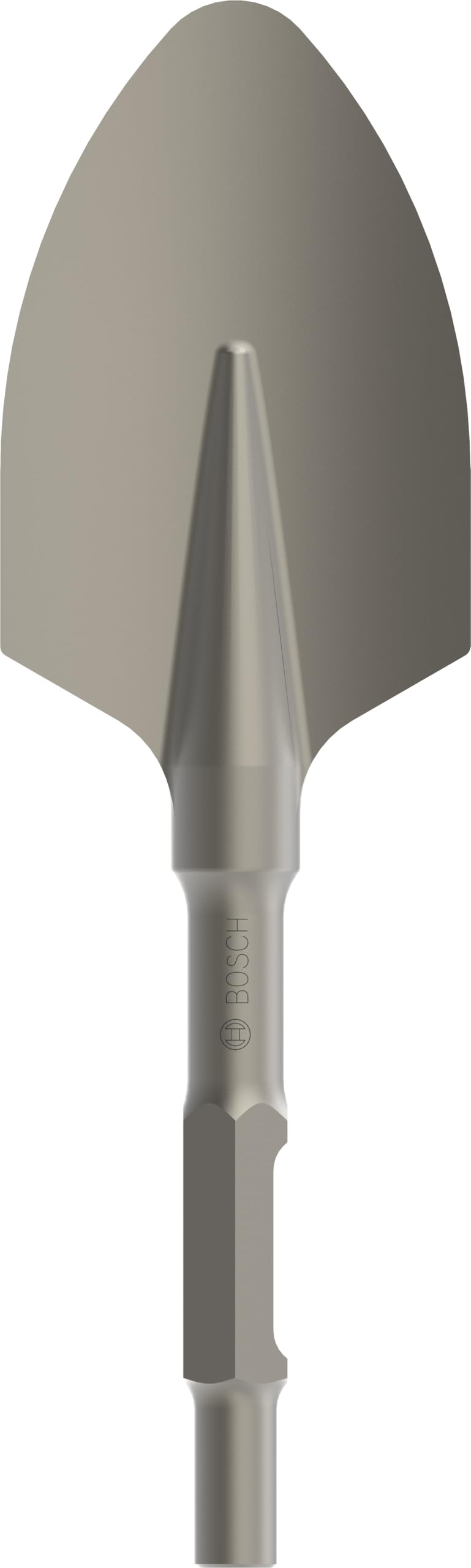 Bosch 1x Burin bêche PRO Hex 30-4C, arrondi (pour Sol, Graviers, Ø mm, Professional Accessoire Brise-béton)