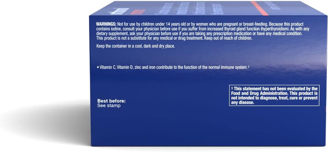 Orthomol Immun Tablet and Capsule, Immune Support Supplement, 30-Day Supply, Vitamins A, B, C, D, E, Zinc, Iodine : Everything Else