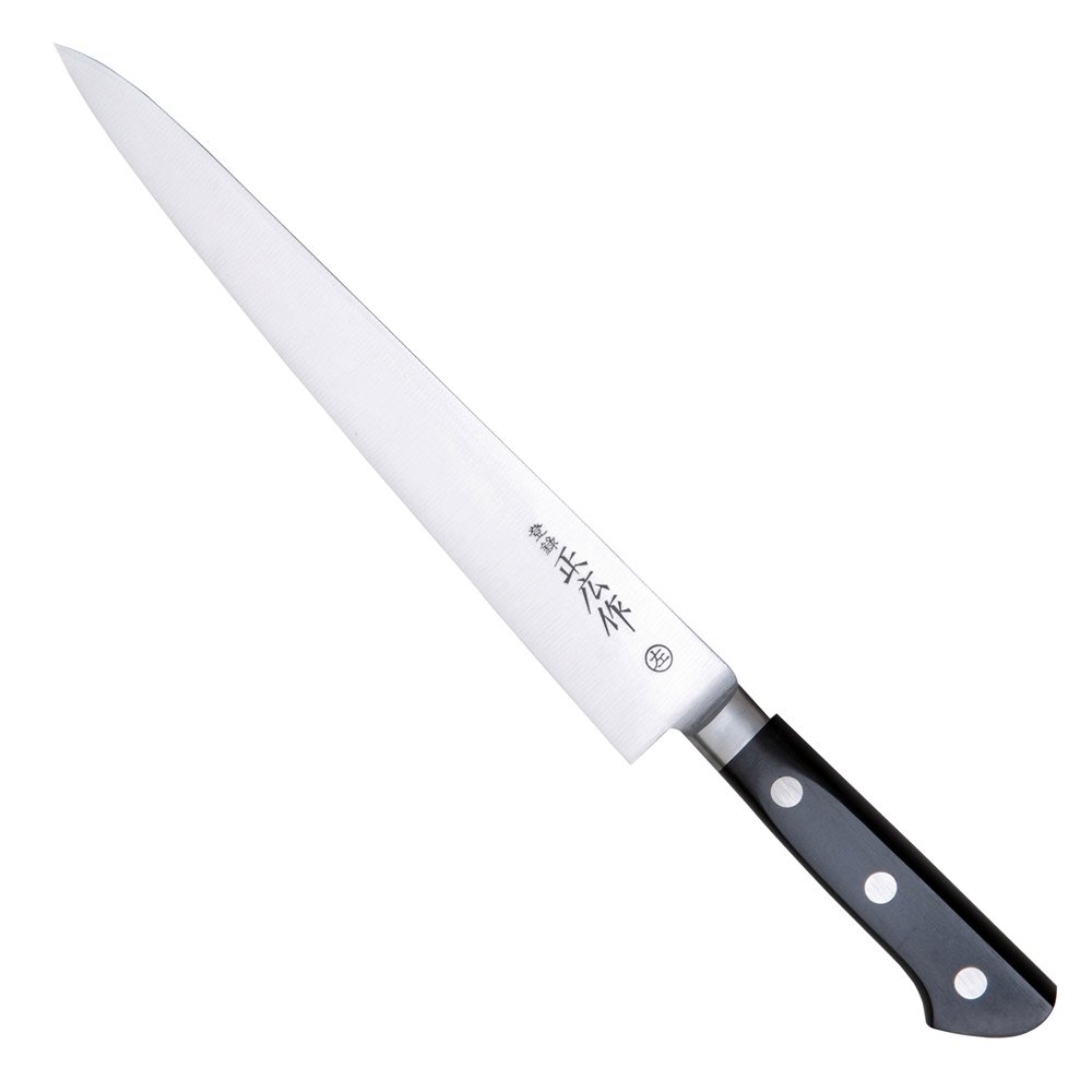 新品　正広作　筋引 240mm　口金付き Amazon｜正広作 口金付包丁 筋引 240mm 左用 13117｜特殊包丁