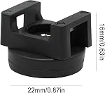 20Pcs Magnetic Cable Zip Tie Base, Multipurpose Cable Ties Mount Wire Clips Management Base,Heavy Duty Wire Cable Holder Supplies for Electrical Cable Wire Organization (22mm, Count, 20)