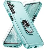 for Samsung Galaxy A16 5G Phone Case [15 FT Military Grade Drop Protection] with 2X Tempered Glass Screen Protector, Heavy-Duty Shockproof Magnetic Kickstand Case for Samsung Galaxy A16 5G (Green)