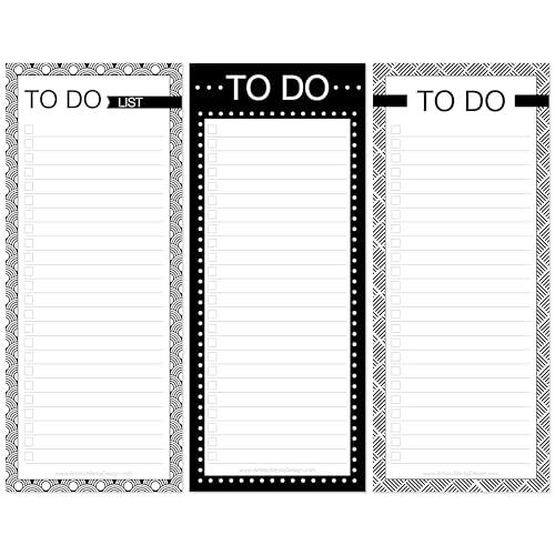 Bloc To-Do de papel premium y hojas pautadas para organizar la nevera