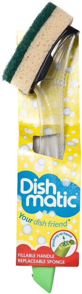 The Dishmatic Washing Up Brush Plus Heavy Duty Sponge