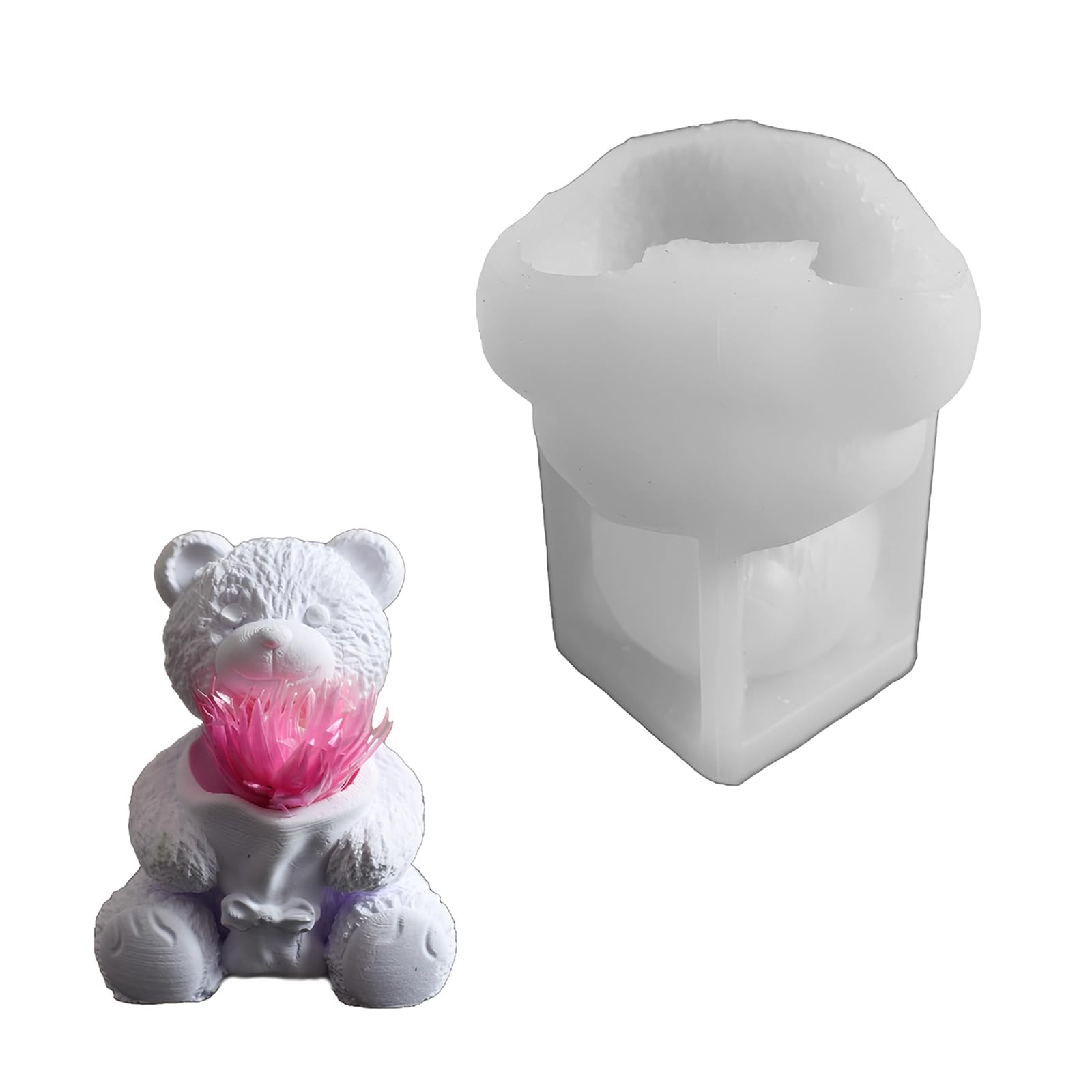 Oxxggkao Easy Release Silicone Mold for Lovely Animal Rabbits Designs Crafting Making