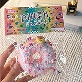 Next Store Pink Donut Squishy Toys, Cute Calming Toy for Kids and Adults, Stress Relief, Anxiety, ADHD, Autism, Stress Relief Sensory Toys, Birthday Gift