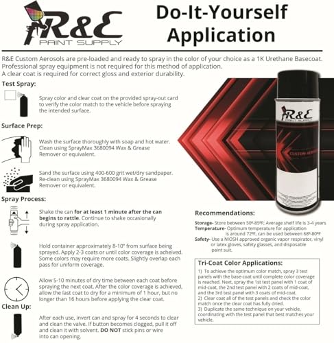 R&E Paint Supply 668-A Compatible With Bmw 668 thumb #3
