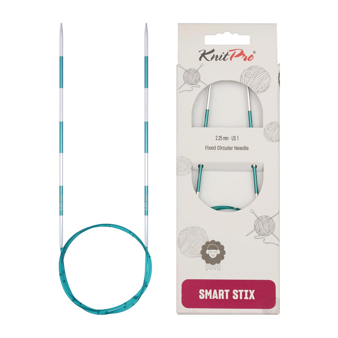 KnitPro Smartstix Fixed Circular Needles 32" (80cm) | 2.25mm