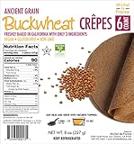 Buckwheat Crêpes, Galette Bretonne, Gluten Free, Vegan Crepe, 36 Crêpes - 6 Bags x 6 crêpes. (overnight shipping included [M-TH])