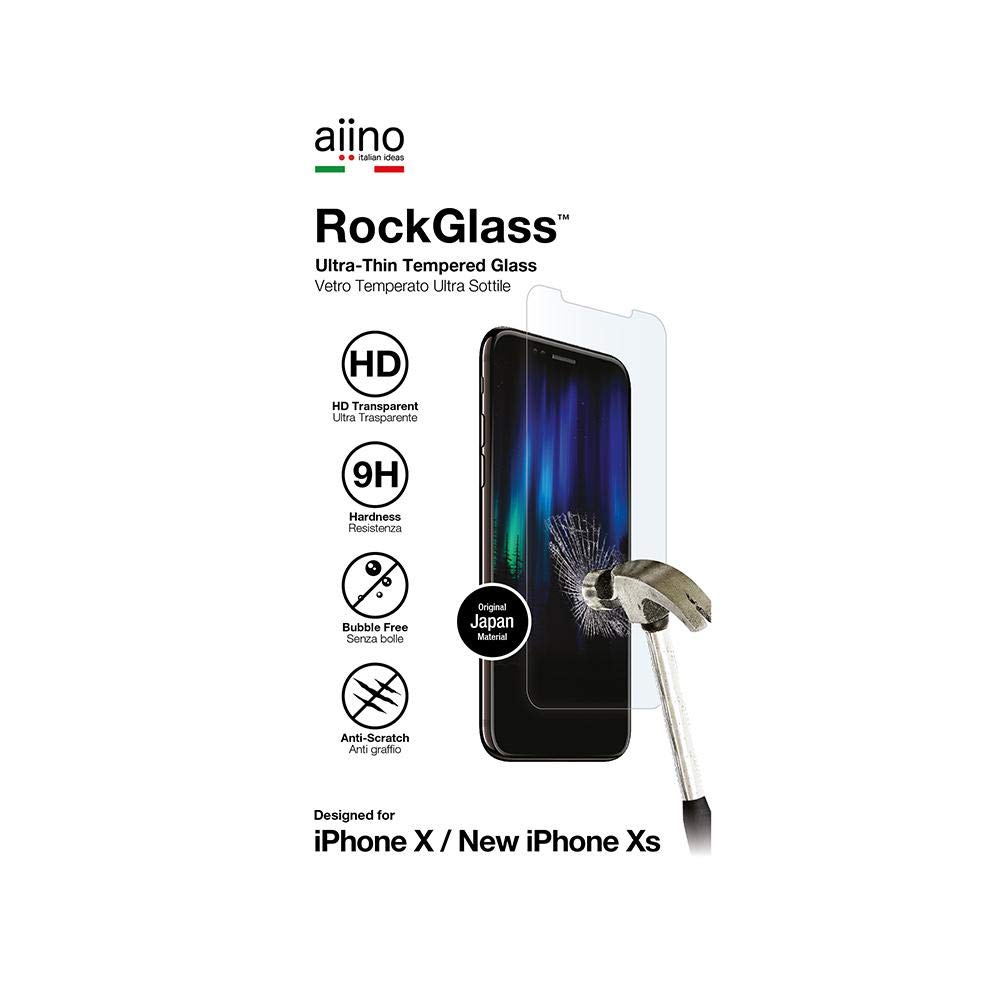 Aiino RockGlass Pellicola In Vetro Temperato Per IPhone 11/XR: 0,33mm Con Applicatore