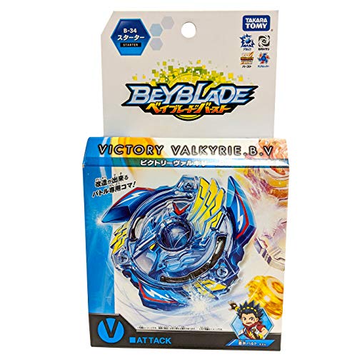 Takaratomy Beyblade Burst B-34 Attack Starter Victory Valkyrie. B.V W/Launcher Spinning Top, Multi-Colored