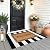 KOZYFLY Black and White Area Rug 27.5x43 Inches Striped Front Door Rug Cotton Washable Indoor Outdoor Rug Doormats Outdoor Small Striped Rugs for Kitchen Entryway Patio Front Porch Decor