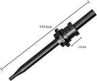 Vista 2 de GZZTorres - Herramienta de imprimación para bomba de aceite, negro para Chevy V6 V8, bloque pequeño y grande GM, metal, uso con taladro manual