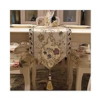 Daesar Tavola Runner 33x250CM, Runner Tavolo Decorativo Diamante di Lusso in Tinta Unita con Nappa Runner Tavolo Cucina Viola Runner Velluto Letto