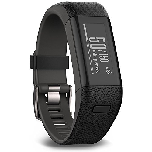 Garmin 010-01955-36 vívosmart HR+ Regular Fit Activity Tracker - Black