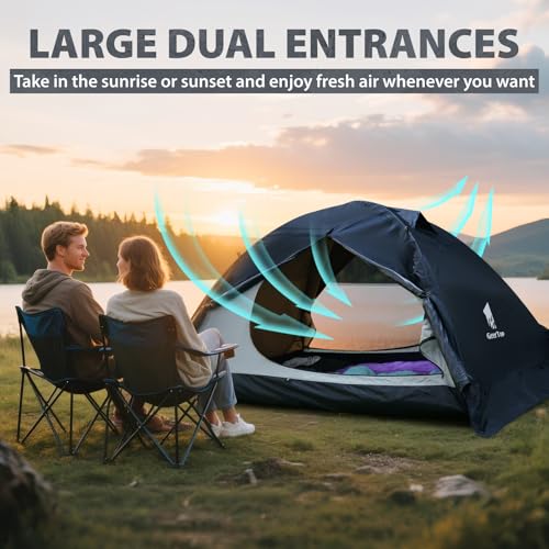 GEERTOP 2 Person Backpacking Tent Waterproof Lightweight 4 Season Outdoor Double Layer Tent for Camping Hiking Mountaineering by GEERTOP - Image 4