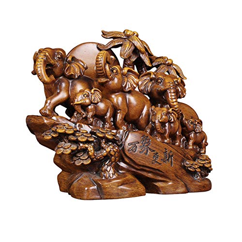 Statue d'éléphant Feng Shui WXKAGF : Cadeau de pendaison de crémaillère