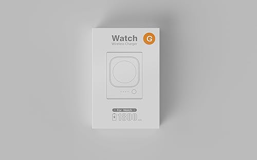Miniatura 8 de Cargador portátil de 1800 mAh para Google Pixel Watch 1, cargador inalámbrico magnético con llavero, exclusivo para Pixel Watch 1 (no compatible con