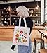 G2TUP Tomato Canvas Tote Bag Tomato Lover Gift Tomato Food Shoulder Bag Tomato Merchandise (Tomatoes TB)