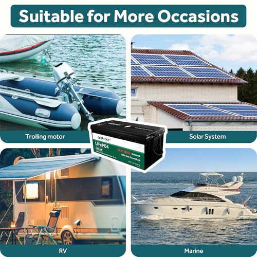 Image of 48V Lithium Golf Cart Battery Conversion Kit, 200A BMS(1000A Peak Current), with Touch Monitor and 12V DC interface, 4000+ Cycles 48V Lithium Battery with Charger Perfect for Golf Carts(102AH)