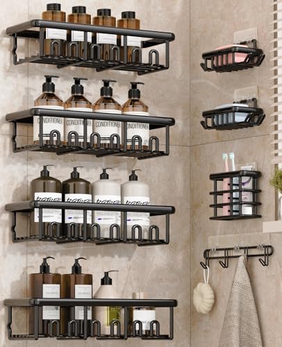 8 Pack Adhesive Rustproof Shower ...