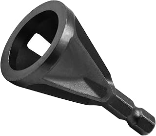 2 Pack Deburring External Chamfer Tools Stainless Steel Deburring Tool Molybdenum Vanadium Stainless Steel External Chamfer Deburring Tool (6 Slots, Black)