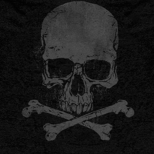 Hot Leathers Men's Skull and Crossbones Zip-Up Hooded Sweatshirt - Image 5