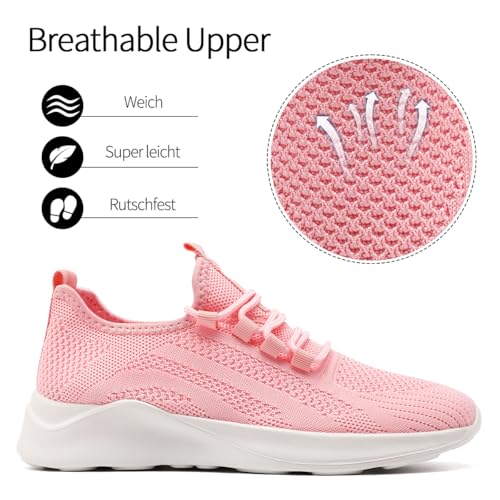 Image of Womens Running Shoes Lightweight Comfortable Walking Fashion Gym Sneakers Non Slip Workout Tennis Shoes