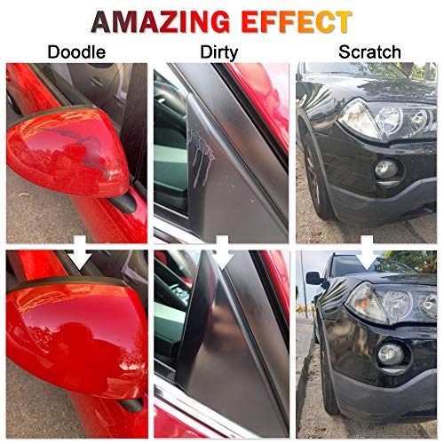 Bamoer [Upgraded Scratch Remover Cloth,Multipurpose Car Paint Scratch Repair Cloth,Car Scratch Removal Cloth,Magic Paint Scratch Remover for Surface Repair,Scuffs Remover,and Strong Decontamin - Thumbnail 2