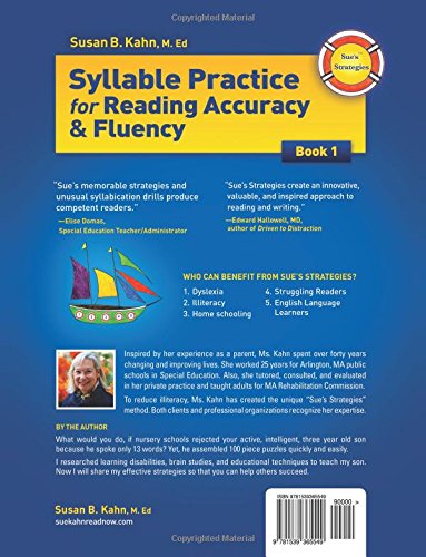 Sue's Strategies Syllable Practice for Reading Accuracy and Fluency: Book 1 - Image 2