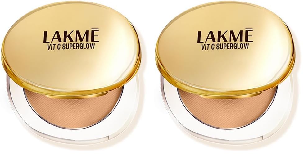 Image of Lakme Superglow Vit C Compact Beige24 8gm (Pack of 2)