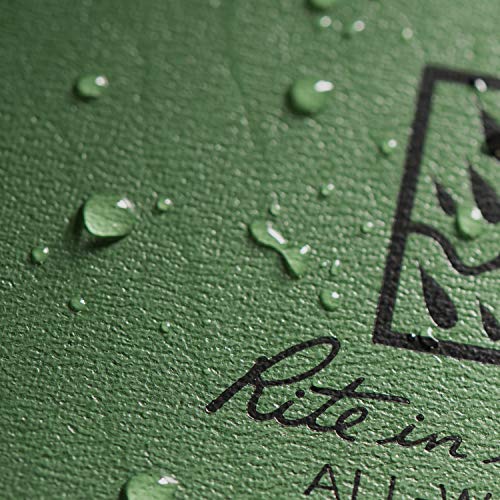 Carnet de notes imperméable Rite in the Rain 970F-LG à pages vertes anti-déchirure - 5