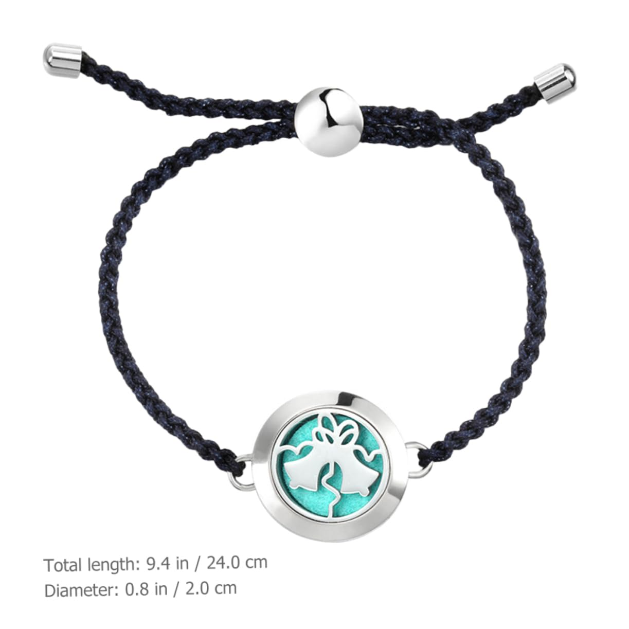 GALPADA 5piezas Pulsera Difusora De Aromaterapia Para Mujeres Pulsera Ajustable De Esencial Joyas De Mujer Diseño Trenzado y Charm Aromático