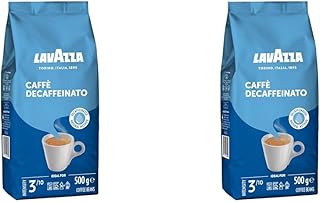 Lavazza, Caffè Decaffeinato, Coffee Beans, Ideal for Espresso or Superautomatic Coffee Machines, Aromatic Notes of Dried F...