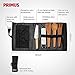 Primus | CampFire Prep Set | Portable Knife, Zester/Grater, and 3 Oak Cooking Utensils for Camping & Outdoor Cooking