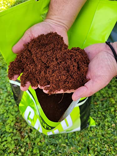 Coco Coir Premium Rhp Certified Pre Buffered Pure Organic Coconut Coir Fiber Plant Grow Potting Soil 9 Quarts / 10 Liter / 2.6 Gallon Indoor/Outdoor Flower Vegetable Garden #TOP2