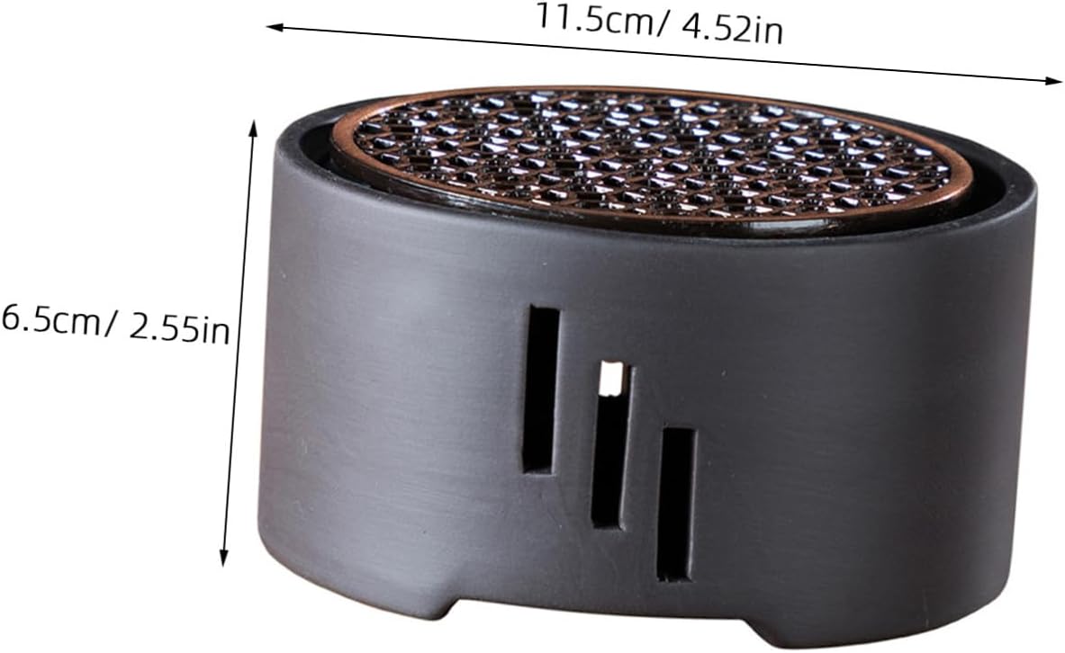 Amosfun Japanese Teapot Warmer Base Tea Warmer for Teapot Stainless Steel Heater Home Office Gadget