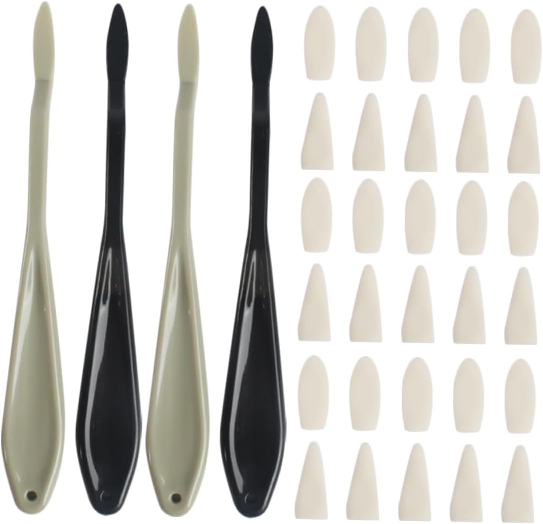 Tofficu 1set Art Blending Stumps Sponges Sketch Rubbing Tools for Artists and Students Includes Pointed Tips for Fine Details Portable Drawing Erasers for Sketching and Blending