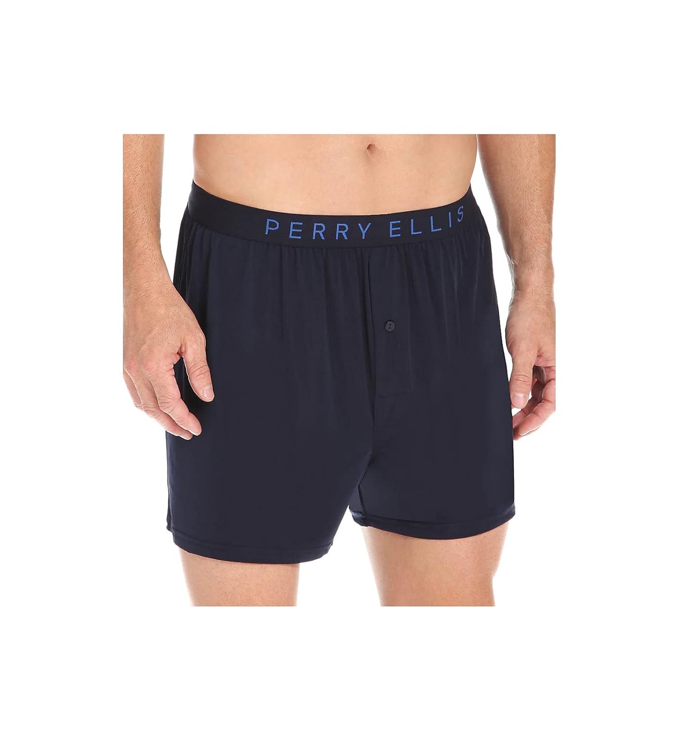 Perry Ellis mens Luxe Solid Boxer Shorts