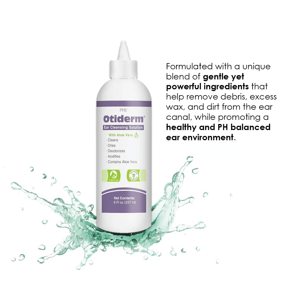 Ear Cleansing Solution for Dogs and Cats - Deodorize and Gently Clean - Anti-Irritant Formula with Neutral pH and Aloe Vera - Healthy Ears - 8 fl oz, 3-PACK - image 2