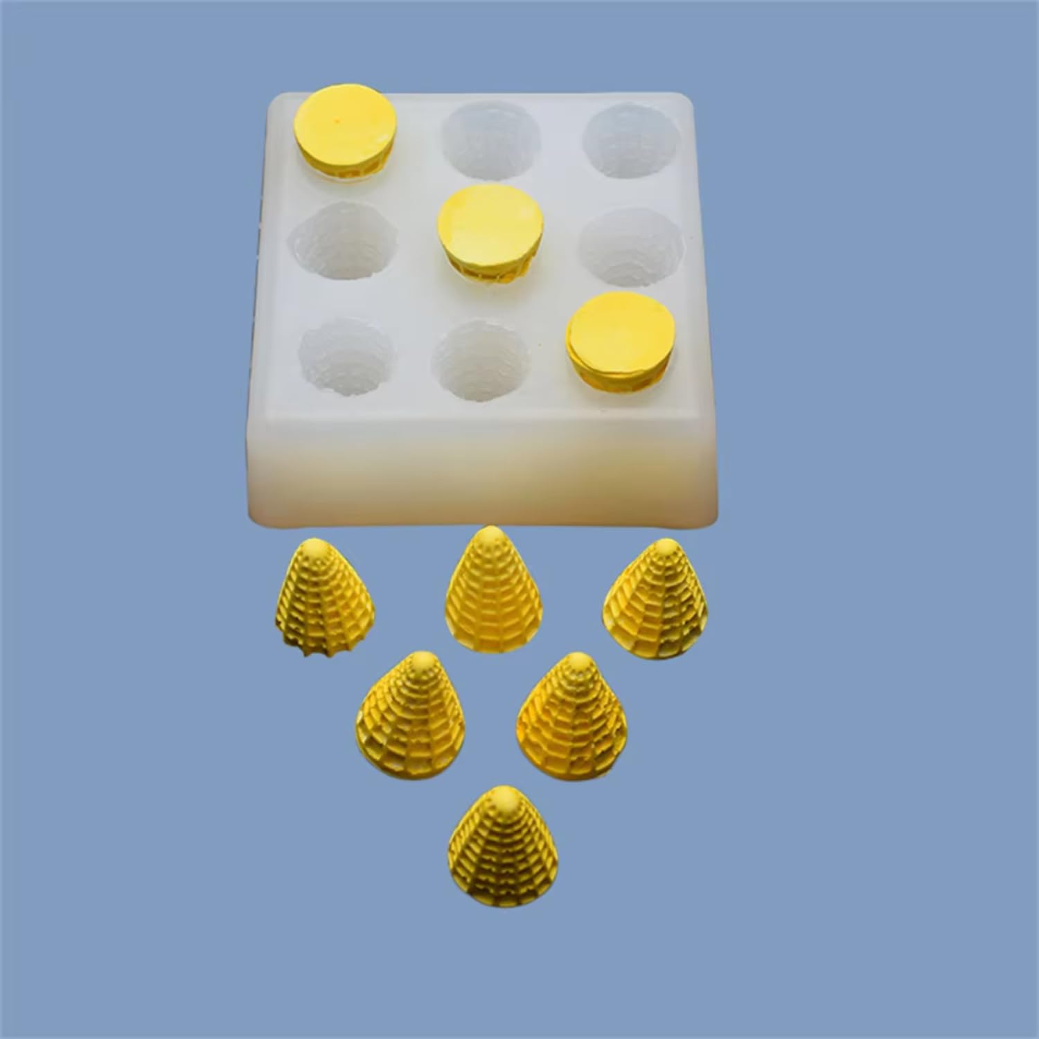 Not Easily Deformed Chocolate Silicone Ice Cream Conical Die Baking Utensils Cake Chocolate Easy Demoulding Taper