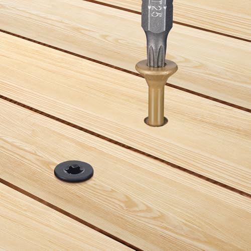 90pcs deck screws 810 wood screws assortment kit heavy-duty exteriorstar drivebronze 1-12342342-1234334t25 star bit