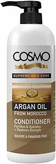 Beaute Argan Oil Conditioner 1000ml, Fortifies and Hydrates, Sulfate & Paraben Free, Restores Strength, For Unisex