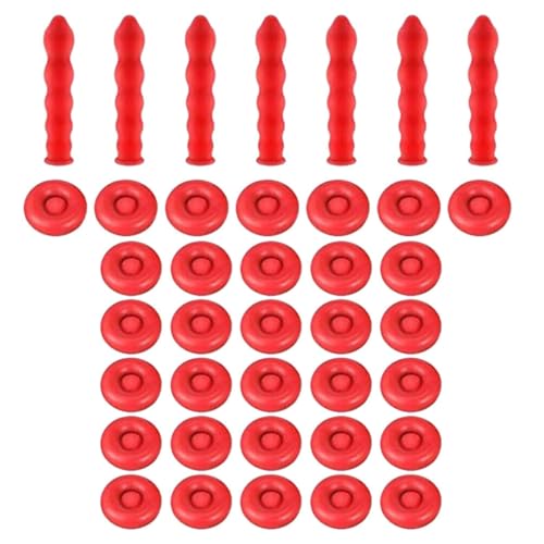 Capsulas para masilla rojo 35 piezas para sellado miniatura 1