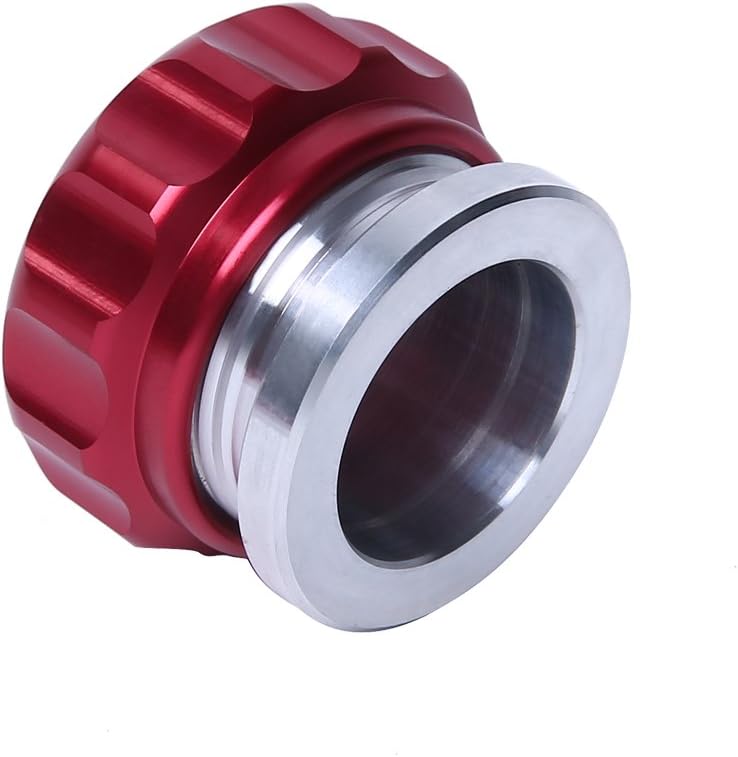 3inches Aluminium Alloy Fuel Cap Weld On Filler Neck And Oil Tank Cap Red Color (3inch)