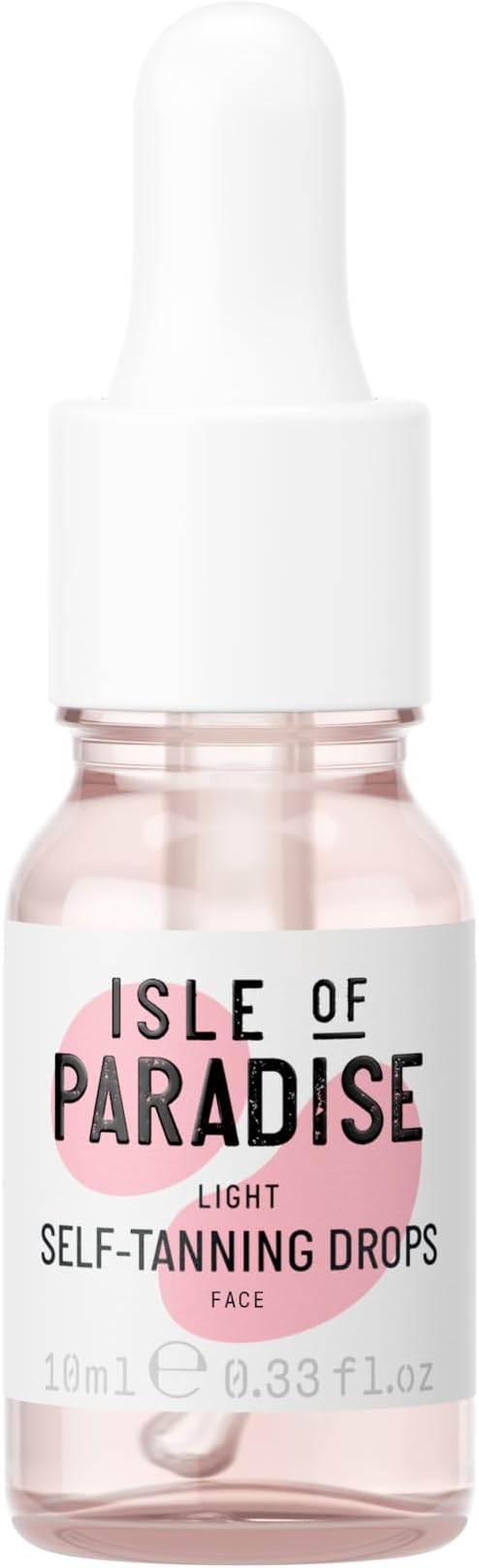 Isle of Paradise Self Tanning Face Drops Light (10 ml) Add Self Tanning Drops to Skin Care Natural Ingredients & Vegan