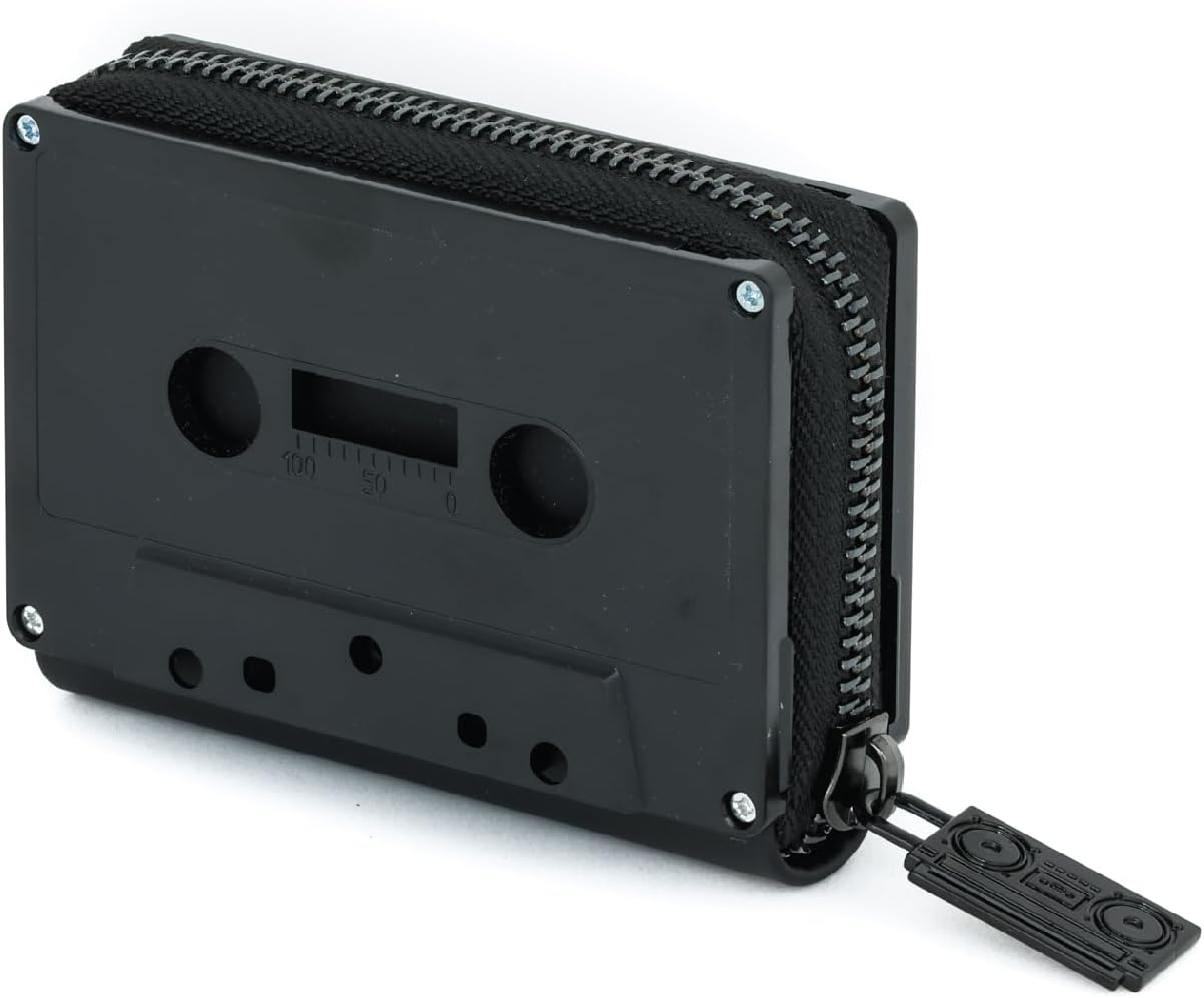 Fydelity Retro Cassette Tape Cute Wallet for Women Kawaii Cool Small Gift