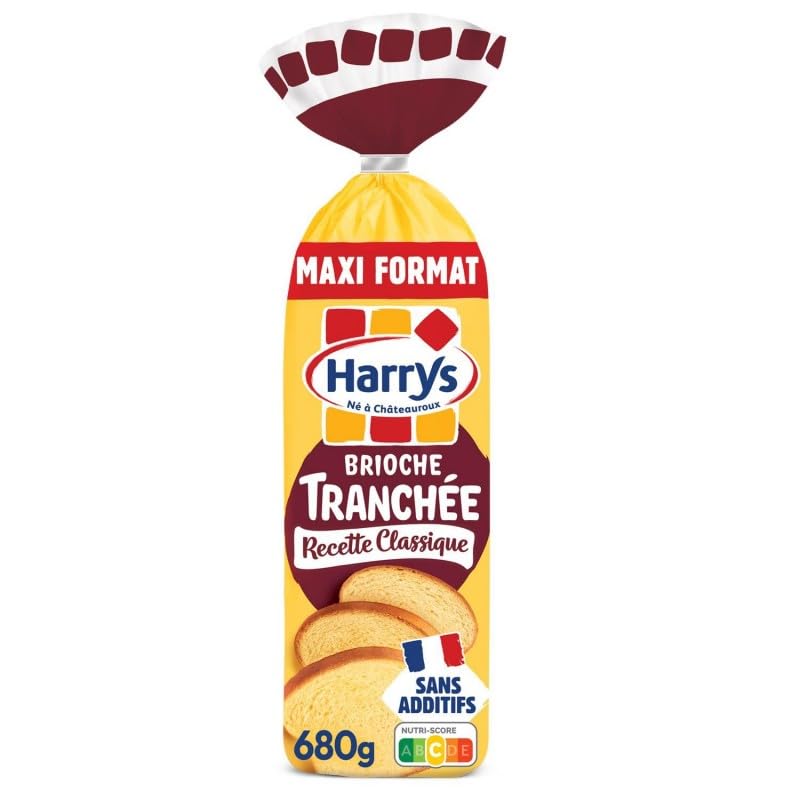 Harry's Brioche Tranchée Classique: Recette Gourmande 680g Sans Additifs - Idéale pour le Petit-déjeuner - Brioches et Pains au Lait de Qualité - Le Lot De 3